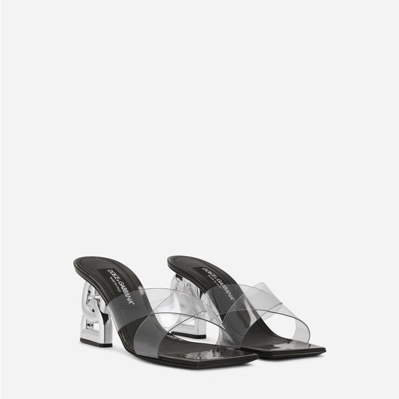 Dolce & Gabbana Black and Clear Heels - Picture 2 of 9